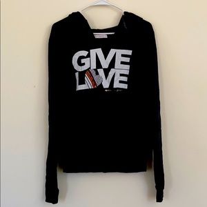 Spiritual Gangster Give Love Hooded Sweatshirt